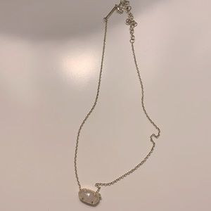 White Kendra Scott necklace